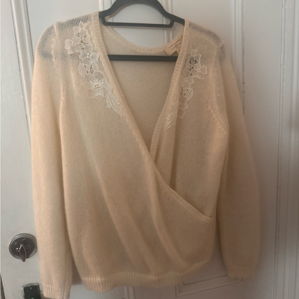 Cream Sezane Sweater